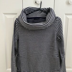 Tommy Hilfiger Striped Navy and Gray Women's Sweater / Sweatshirt. Size Small